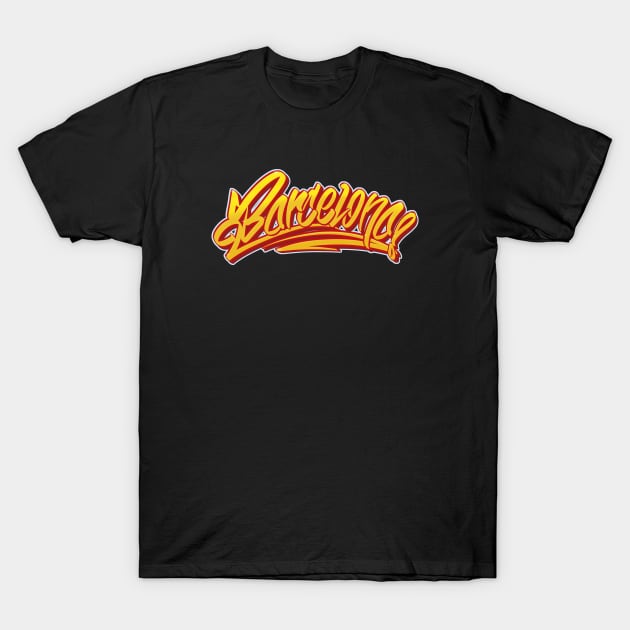 Barcelona Street Vibes T-Shirt by 2wear Grafix